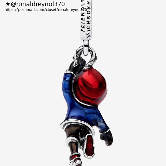 Pandora Marvel Spider-Man Miles Morales Dangle Charm - Picture 2 of 6
